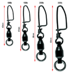 Ball Bearing Coast-Lock Swivels 10-Packs