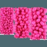 Soft Oval Lumo Beads - Pink
