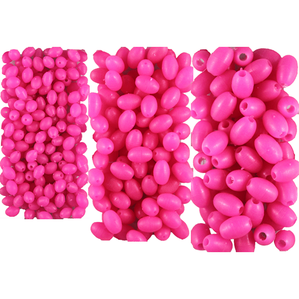 Soft Oval Lumo Beads – Pink – Rig Master Tackle
